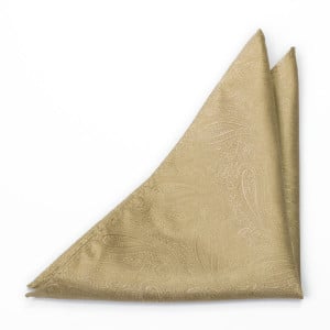 ORNATE GOLD pocket square