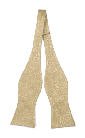 ORNATE GOLD self-tie bow tie