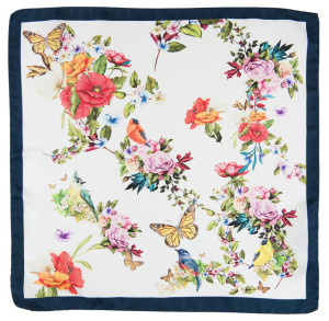 PARADISO WHITE pocket square