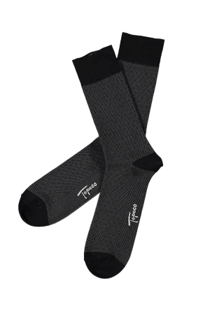 PATTERN BLACK socks