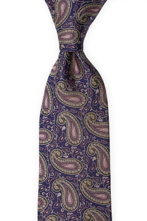PHULKARI DARK PURPLE tie
