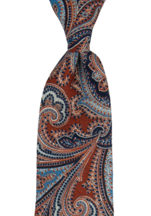 PULITO RUSTY ORANGE classic tie