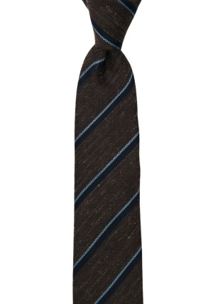 QUICKANDEASY BROWN skinny tie