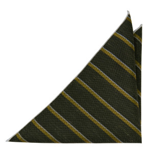QUICKANDEASY OLIVE GREEN pocket square