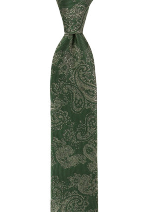 RAJRAJ GREEN skinny tie
