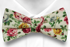 REVEROSE OFF-WHITE bow tie