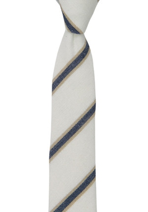 RIGHTASRAIN WHITE skinny tie