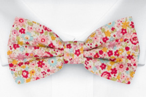 ROSERIDDLER PINK bow tie