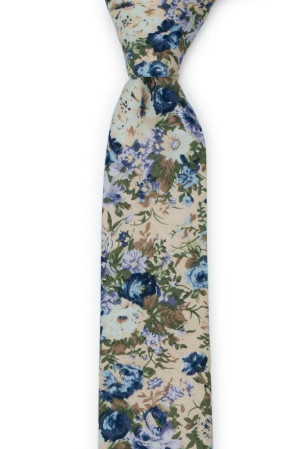 ROSYFIZZ CHAMPAGNE skinny tie