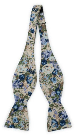 ROSYFIZZ CHAMPAGNE self-tie bow tie