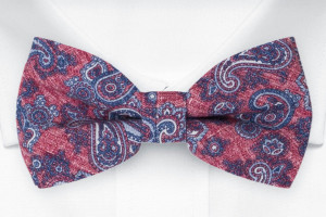 RUVIDO RED pre-tied bow tie