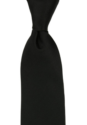 SATIN BLACK tie