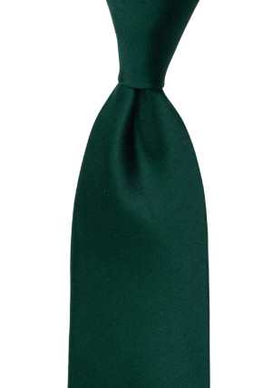 SATIN FOREST GREEN tie