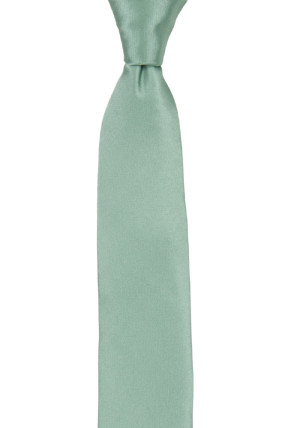 SATIN GREYED JADE boy's tie medium