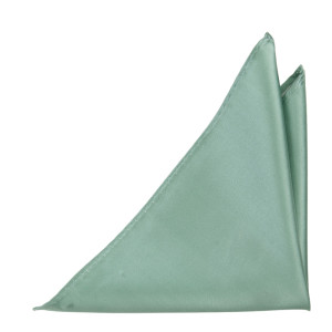 SATIN GREYED JADE pocket square