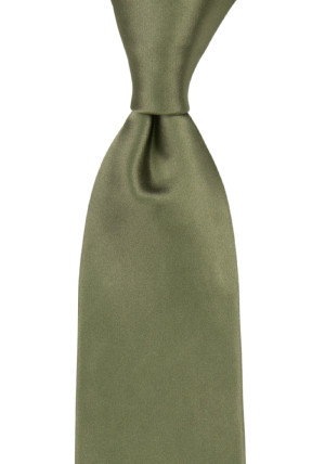 SATIN MOSS GREEN tie