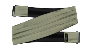 SATIN MOSS GREEN cummerbund