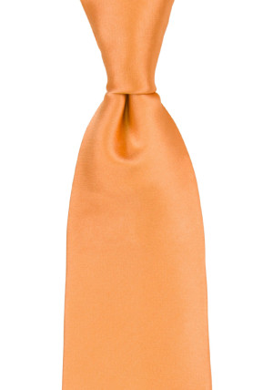 SATIN PEACH tie