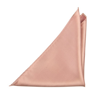 Satin PEARL PINK pocket square