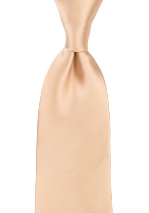 Satin POWDER PEACH tie