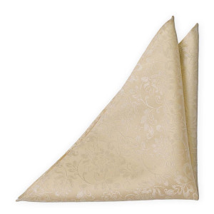 SAVETHEDATE CHAMPAGNE pocket square