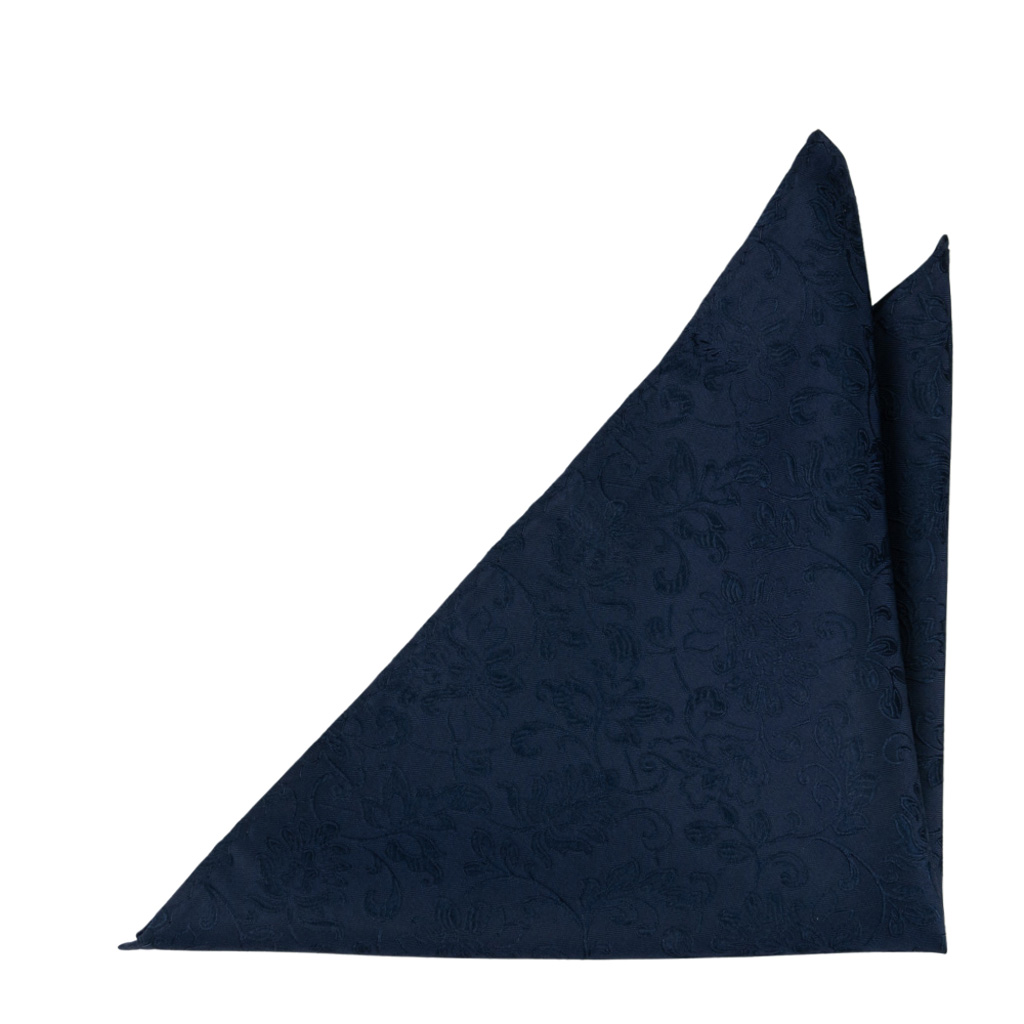 SAVETHEDATE NAVY pocket square