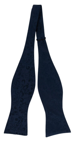 SAVETHEDATE NAVY self-tie bow tie