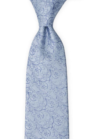 SCROLLER LIGHT BLUE tie