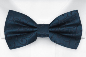 SNAZZY DARK BLUE pre-tied bow tie
