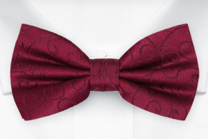 SNAZZY DARK RED bow tie