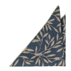 SOLICITOUS BLUE pocket square