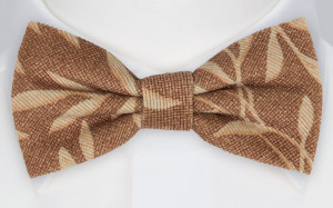 SOLICITOUS TOFFEE bow tie