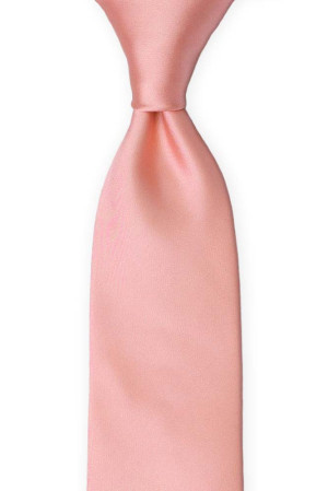 SOLID BLUSH PINK tie