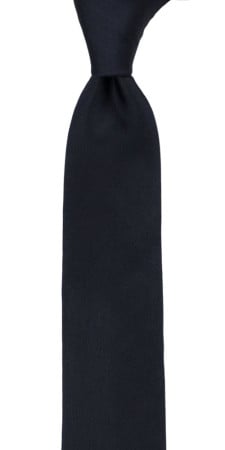 SOLID DARK NAVY skinny tie