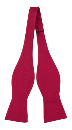 SOLID Fuchsia self-tie bow tie