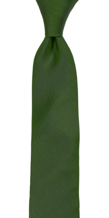 SOLID GREEN skinny tie