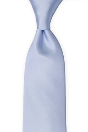 SOLID ICE BLUE tie
