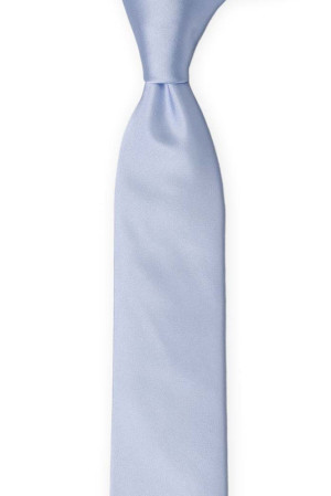 SOLID Ice blue boy's tie medium