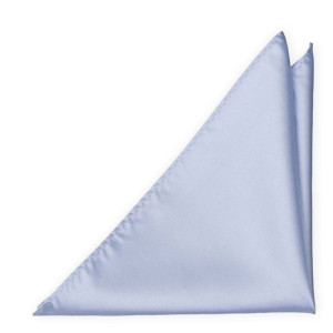 SOLID ICE BLUE pocket square