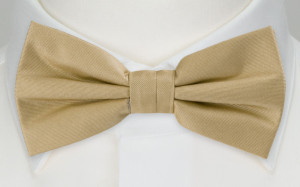 SOLID KHAKI bow tie