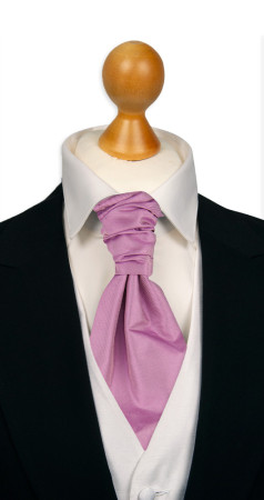 SOLID Lavender Pink pre-tied cravat