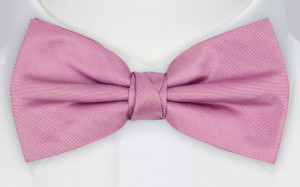 SOLID Lavender Pink bow tie