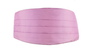 SOLID Lavender Pink cummerbund