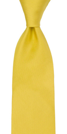 SOLID LEMON tie