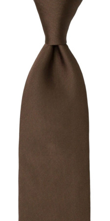 SOLID LIGHT UMBER tie
