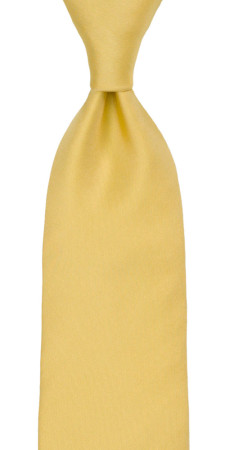 SOLID LIGHT YELLOW tie