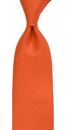 SOLID ORANGE tie