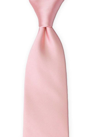 SOLID PALE PINK tie