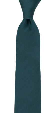 SOLID Petrol skinny tie