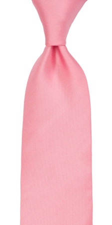SOLID PINK tie